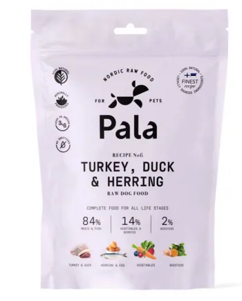 Pala Raw Turkey  Duck   Herring  400g