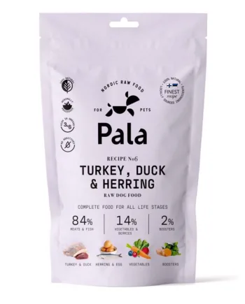 Pala Raw Turkey  Duck   Herring  100g