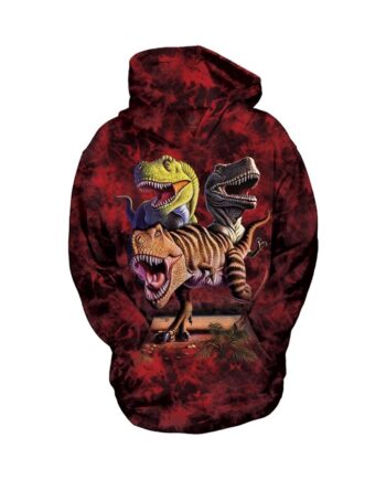 Rex Collage Child Hoodie  The Mountain  Small