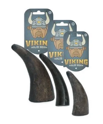 Viking Bøffelhorn  Fyldt  Small