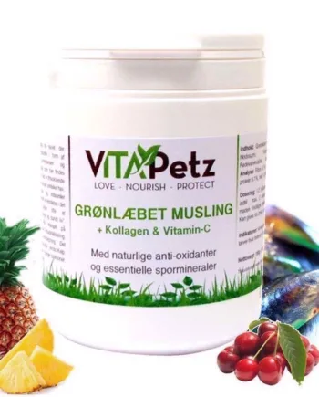 Vitapetz Grønlæbet Musling   Kollagen Og Vitamin    150 Gr