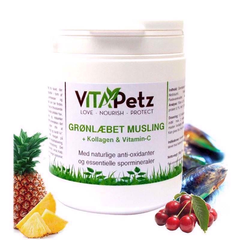 Vitapetz Grønlæbet Musling Kollagen Og Vitamin 150 Gr