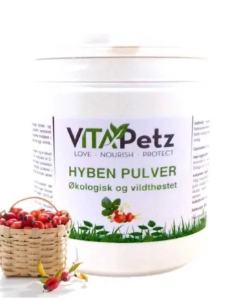Vitapetz Hyben Pulver  økologisk Vildthøstet  350 Gr