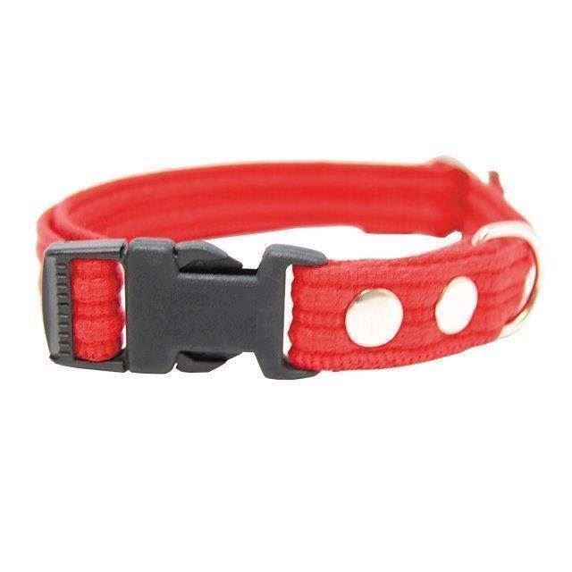 Webbing Halsbånd Med Snaplås Rød Arge