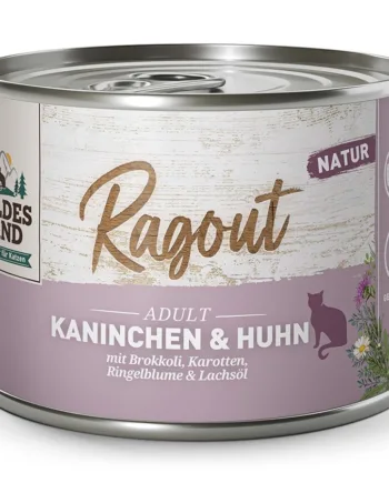 Wildes Land Cat Ragout Rabbit   Chicken Dåsemad  180g