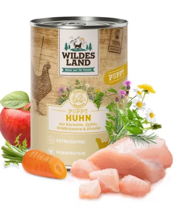 Wildes Land Puppy Kylling Dåsemad Til Hvalpe  400g