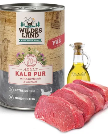 Wildes Land Pur Kalv Dåsemad  400g