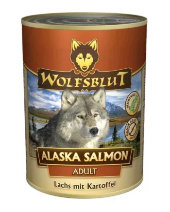 Wolfsblut Alaska Salmon Adult Dåsemad  395 Gr