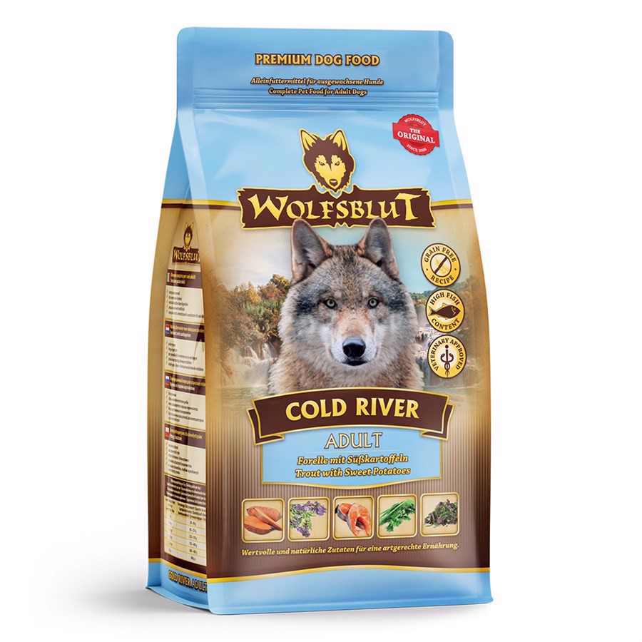 Wolfsblut Cold River Adult Med Fisk 400g