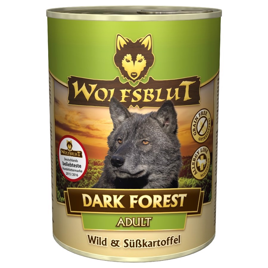 Wolfsblut Dark Forest Adult Dåsemad 395 Gr
