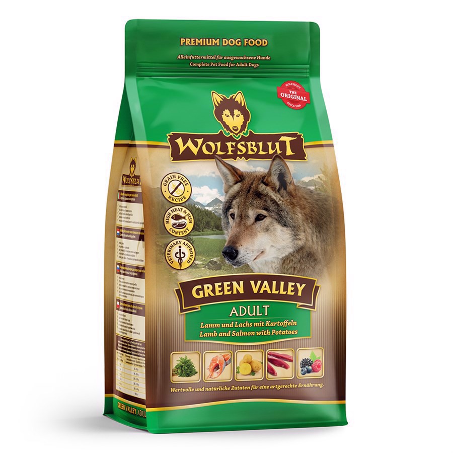 Wolfsblut Green Valley Adult Med Lam Fisk 400g