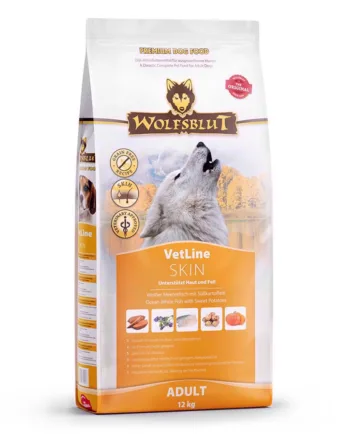 Wolfsblut Vetline Skin   Coat Til Hudproblematikker  12 Kg