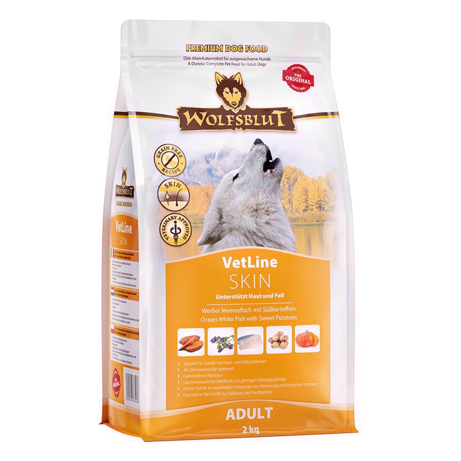 Wolfsblut Vetline Skin Coat Til Hudproblematikker Kg