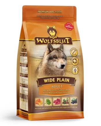 Wolfsblut Wide Plain Adult Med Hest  400g