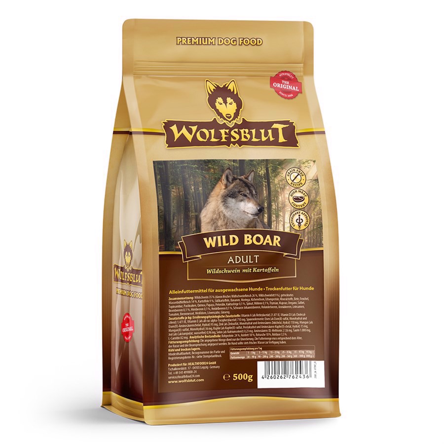 Wolfsblut Wild Boar Adult Smagsprøve 400g
