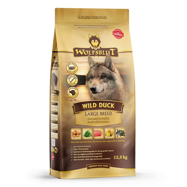 Wolfsblut Wild Duck Adult Large Breed 12 Kg