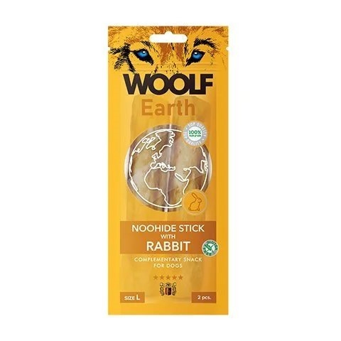 Woolf Earth Noohide Sticks Stk Large Rabbit