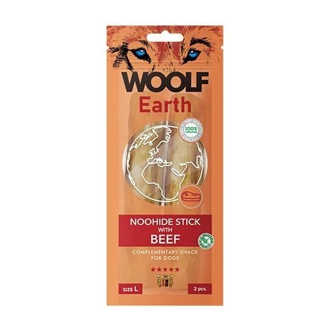 Woolf Noohide Sticks Stk Large Beef