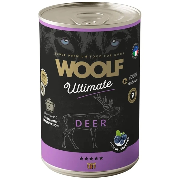 Woolf Ultimate Deer Dåsemad  400g