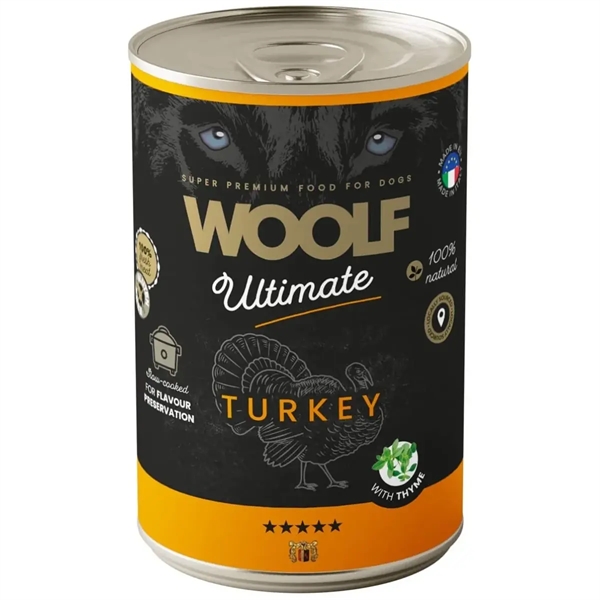 Woolf Ultimate Turkey Dåsemad 400g