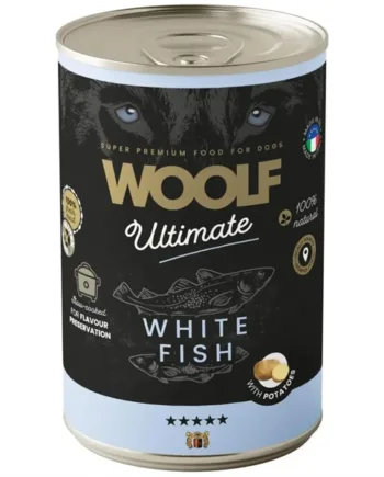 Woolf Ultimate White Fish Dåsemad  400g