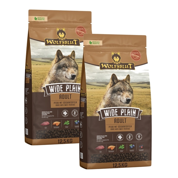 12 Kg Wolfsblut Wide Plain Adult Storkøb Rabat