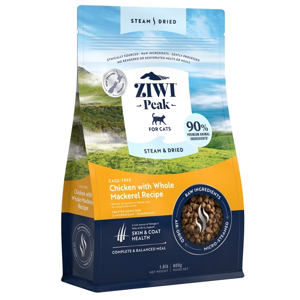Ziwipeak Cat Steam Dried Chicken 800g