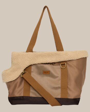 Aspen   Sporty Hundetaske Med Blødt Inderfor   Teddy Fleece