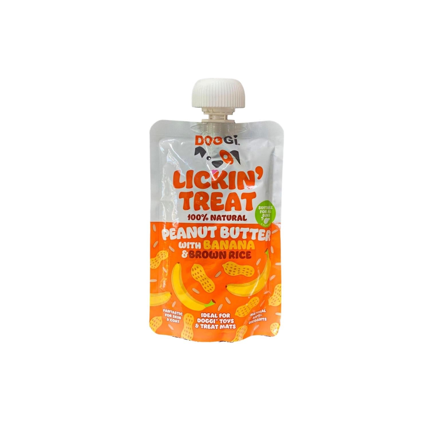 Banan   Peanut Butter Creme Til Slikkemåtte