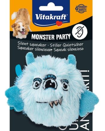 Vitakraft Dog Toy Monster Ball With Quiet Pip  59372