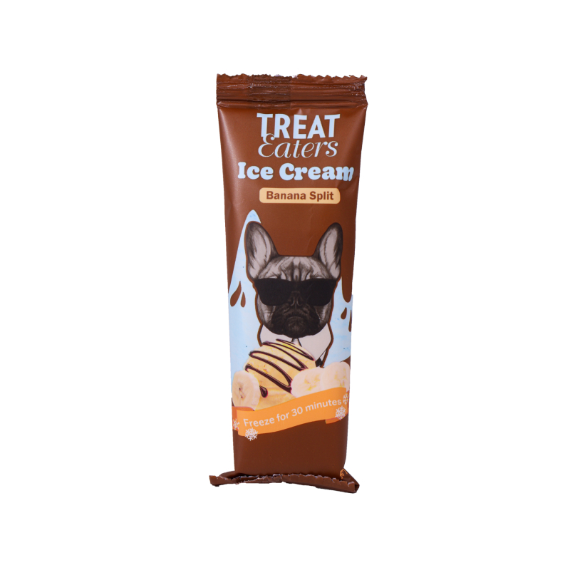 Hundeis Med Banana Split Treateaters Ice Cream