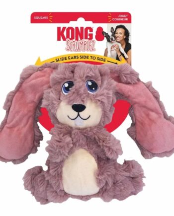 Imazo  Kong Scrumplez Bunny    Sjov Og Blød Kanin Til Interaktiv Leg Hundelegetøj Plys Alt Til Hunden