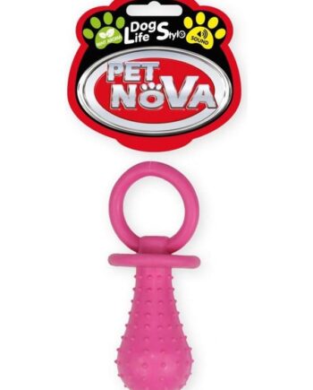 Pet Nova Tpr Pacifier Pink 14 Cm