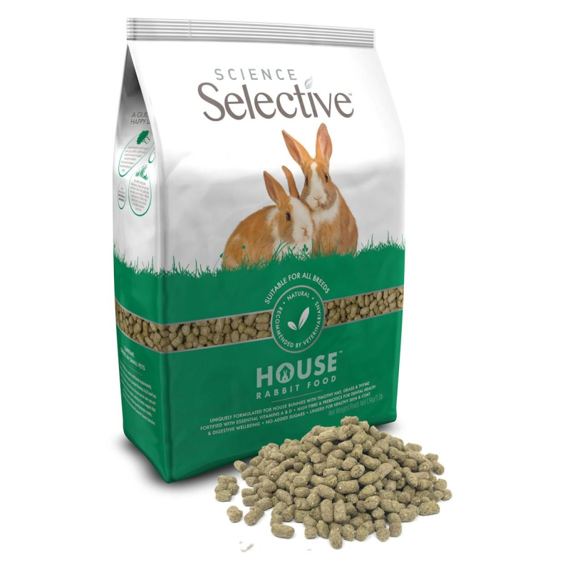 Science Selective House Indoor Kaninfoder     Kg