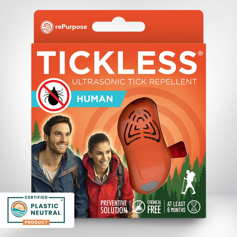 Tickless Human  Kemikaliefri Beskyttelse Mod Flåter