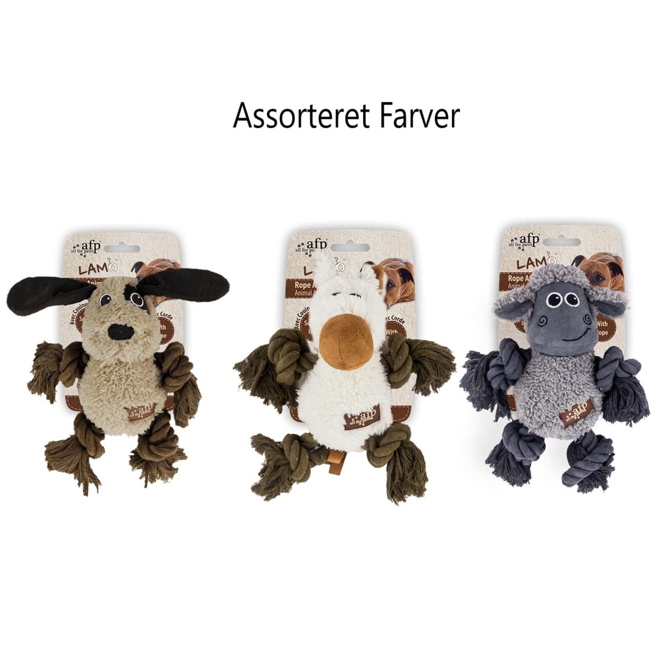 Meldgaard  Afp Lam Dog Cuddle Body Rope 17cm Hundelegetøj Plys Quot Quot Polyester Alt Til Hunden