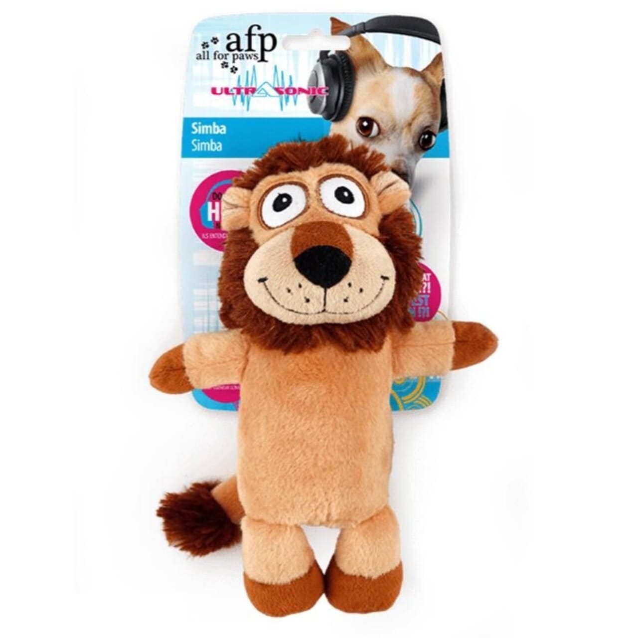 Meldgaard  Afp Ultrasonic Løve 24cm Hundelegetøj Plys Quot Quot Polyester Alt Til Hunden