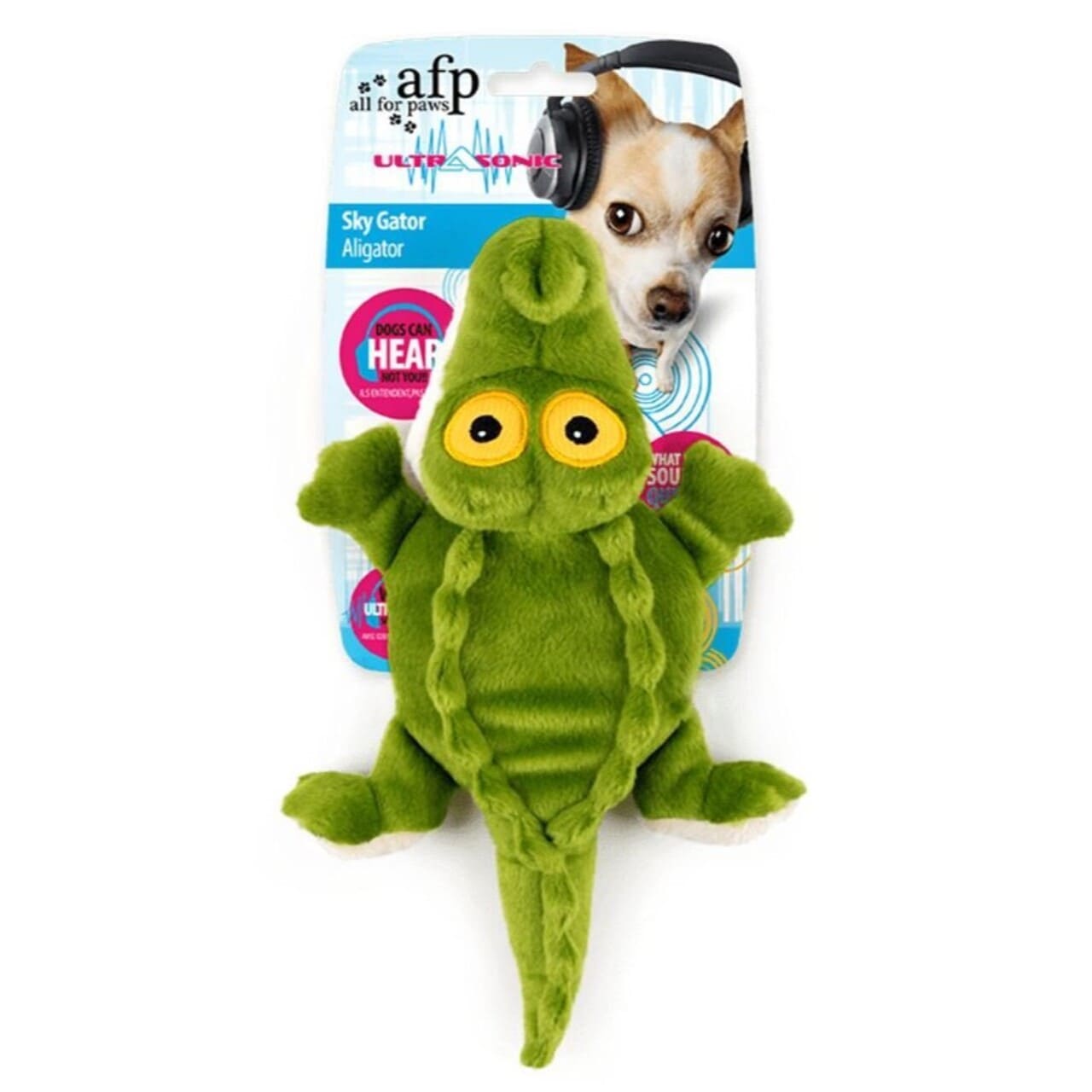 Meldgaard  Afp Ultrasonic Sky Alligator 32 5cm Hundelegetøj Plys Quot Quot Polyester Alt Til Hunden