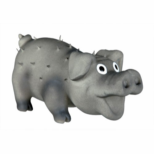 Eldorado  Trixie Gris Med Børster 10 Cm  Hundelegetøj Hundelegetøj Gummi  Vinyl Og Latex Alt Til Hunden