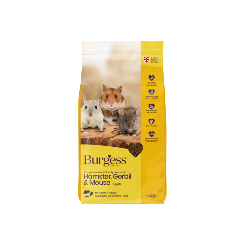 Foder Til Hamster Gerbil Og Mus 750 Burgess Excel
