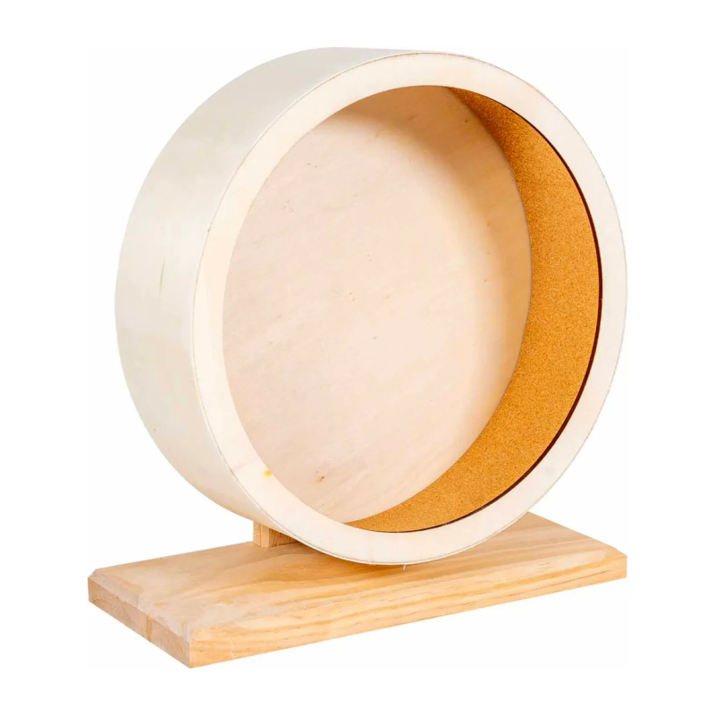 Hamsterhjul   Træ  28 Cm