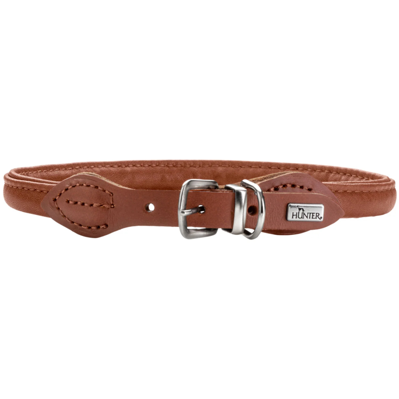 Hunter Round   Soft Canadian Up Halsbånd  Cognac