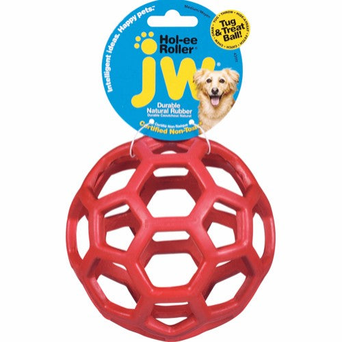 Whesco Jw Hol-ee Roller Bold  Fås     Størrelser Og Ass  Farver Hundelegetøj Gummi  Vinyl Og Latex Alt Til Hunden