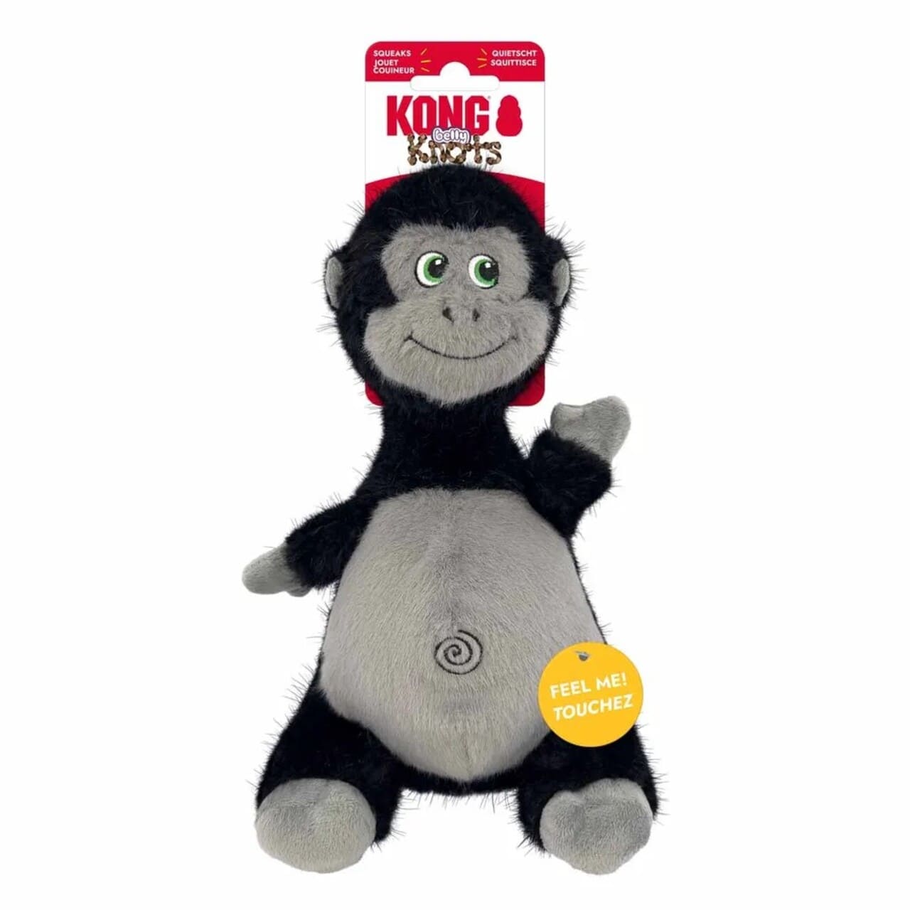Imazo  Kong Knots Belly Gorilla      Robust Og Sjov Gorilla Til Hunde Hundelegetøj Plys Alt Til Hunden