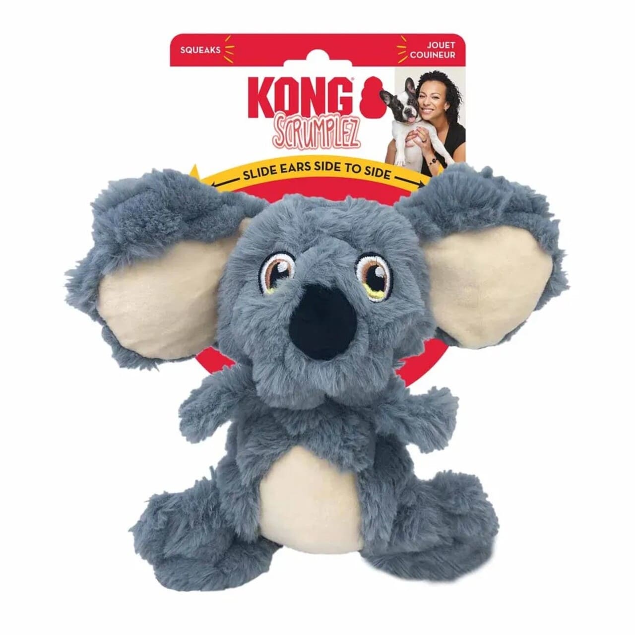 Imazo  Kong Scrumplez Koala    Sjov Og Blød Koala Til Interaktiv Leg Hundelegetøj Plys Alt Til Hunden