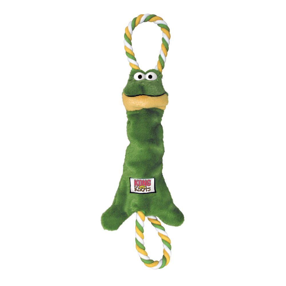 Imazo  Kong Tugger Knots Frø Hundelegetøj     39cm Hundelegetøj Polyester Quot Quot Plys Quot Quot Reb Alt Til Hunden