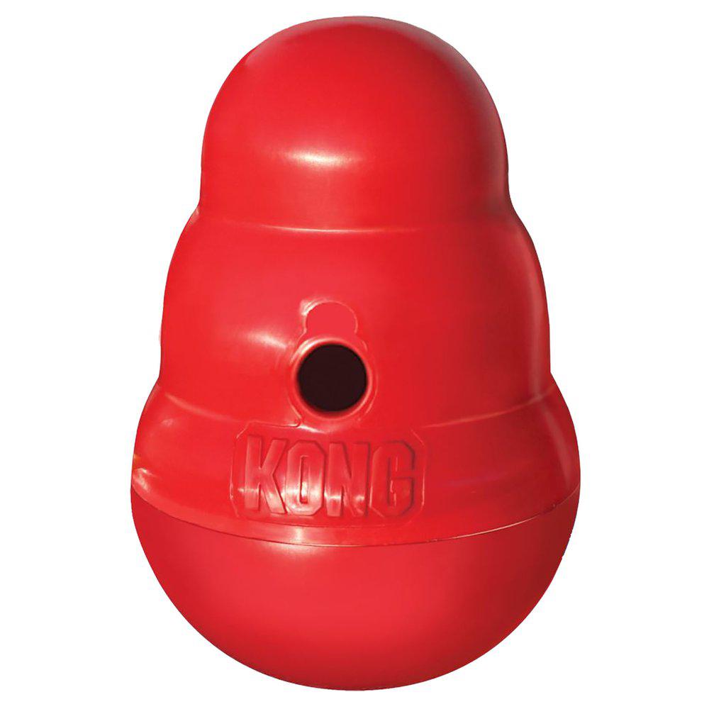 Kong Wobbler   19x13x13cm  Aktivt Legetøj Til Hunde Over 12 Kg  Maskinvaskbar