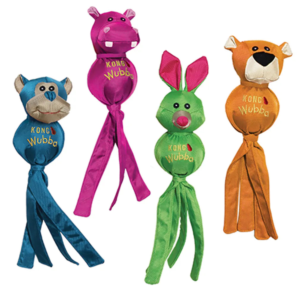 Kong Wubba Ballistic Friends Hundelegetøj    Ass  Modeller For Hunde