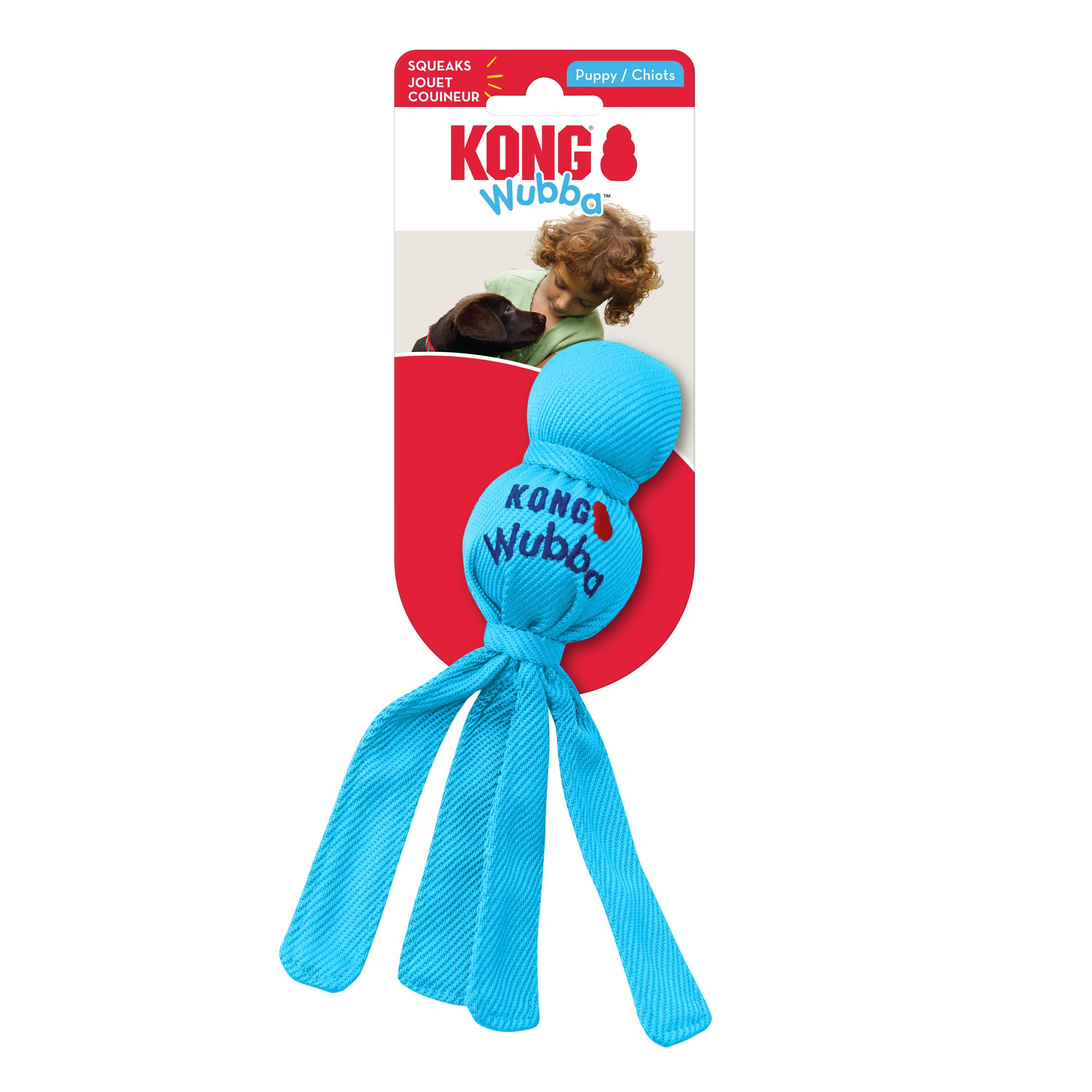 Imazo  Kong Wubba Puppy Hvalpelegetøj Hundelegetøj Ass  Farver Hundelegetøj Nylon Alt Til Hunden