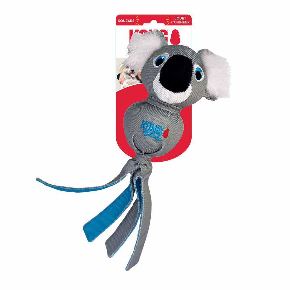Kong Wubba Zoo Koala   37x13x9cm  Legetøj Til Hunde Med Squeaker Og Forstærket Stof  For Hunde